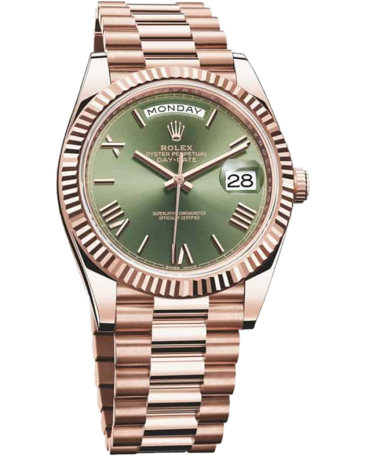 Часы Rolex DAY-DATE 40 MM EVEROSE GOLD