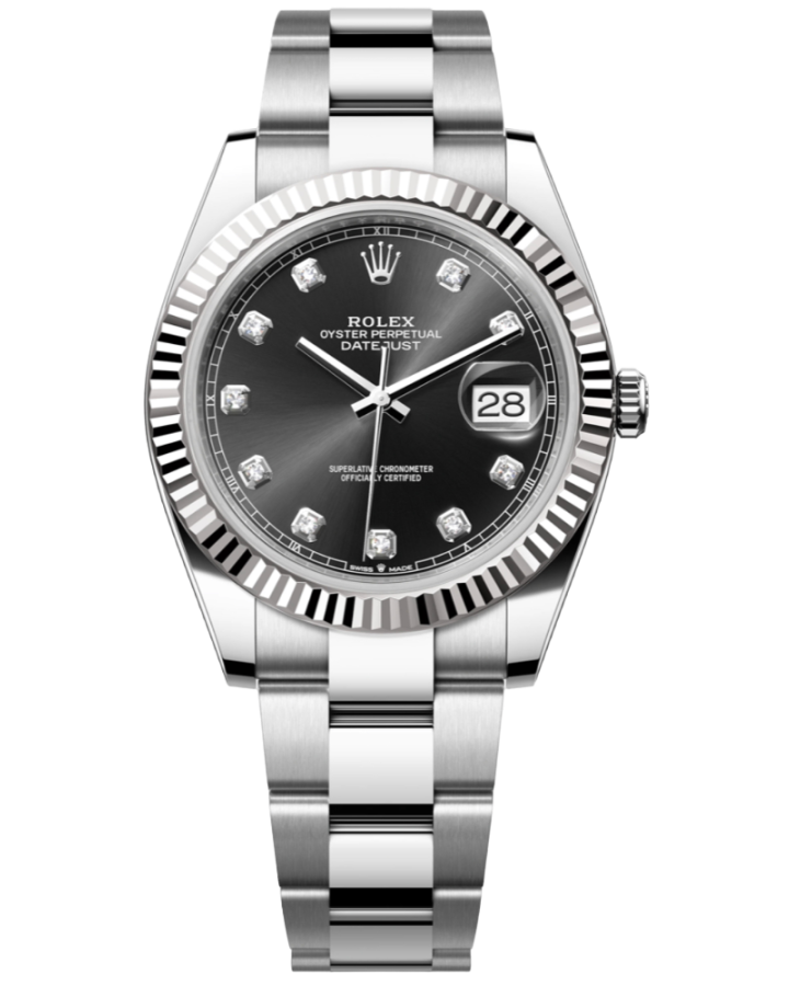 Datejust 41 steel on sale and white gold