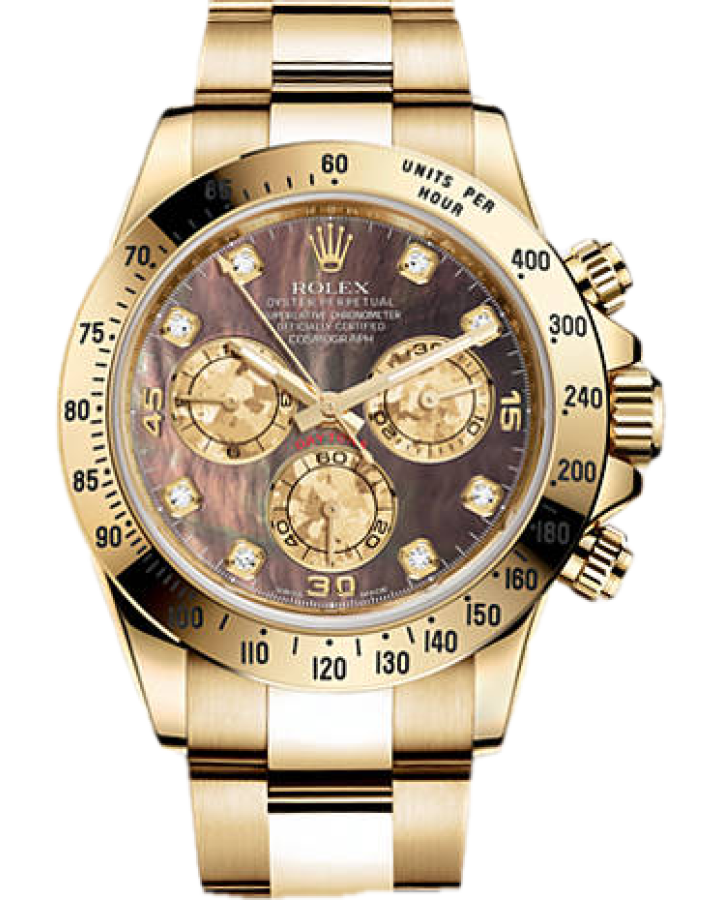 Часы Rolex DAYTONA COSMOGRAPH 40MM YELLOWGOLD CRYSTALS DIAMONDS