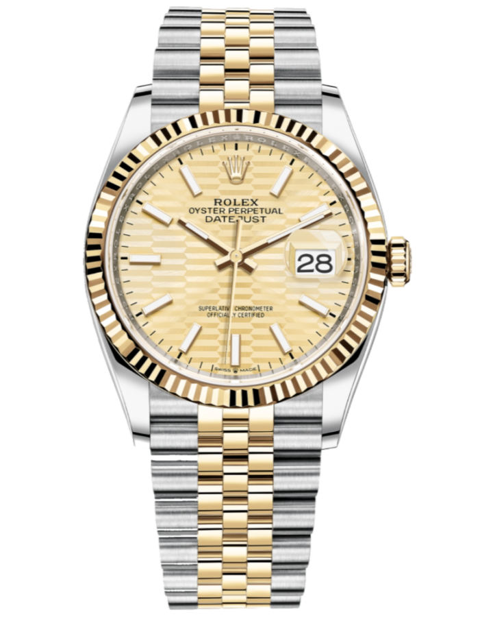 Часы Rolex Datejust 36mm Steel and Yellow Gold 126233-0039