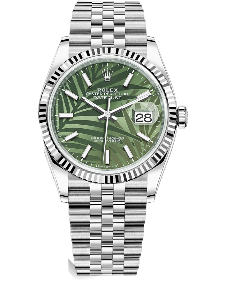 Часы Rolex 36mm Steel and White Gold 126234