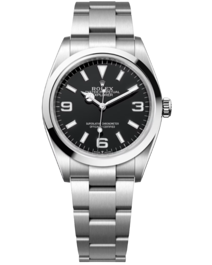 Часы Rolex Explorer 36mm Steel 124270-0001