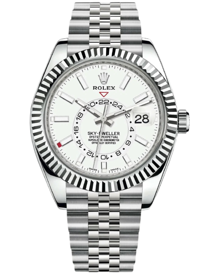 Часы Rolex Sky-Dweller 42mm Steel and White Gold 326934