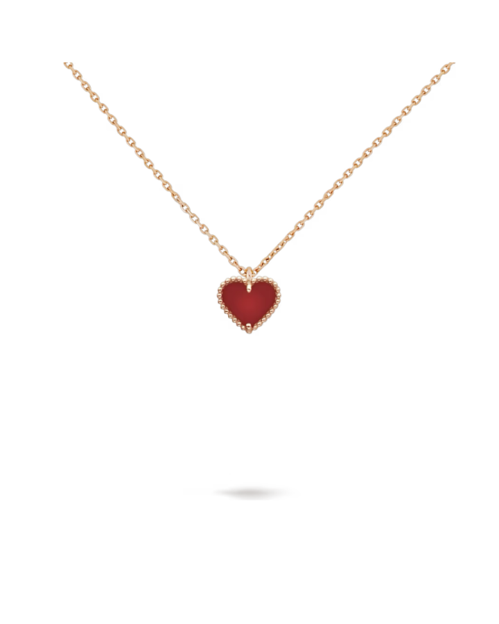 Подвеска Van Cleef & Arpels Sweet Alhambra heart pendant VCARN59N00.