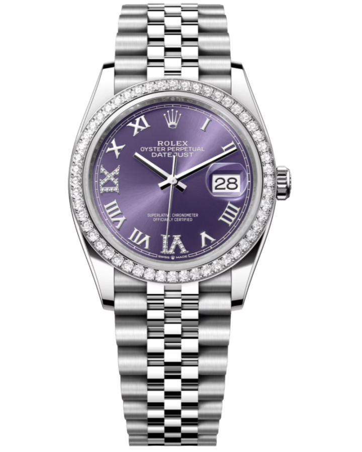 Часы Rolex Datejust 36mm Steel and White Gold 126284RBR