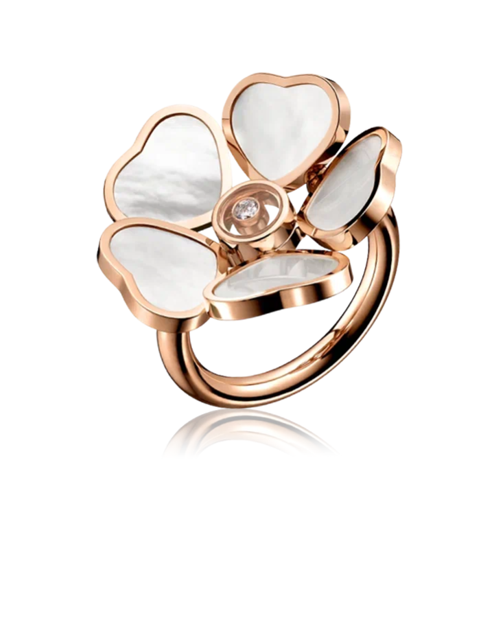 Кольцо Chopard Happy Diamonds Happy Hearts Flowers 82A085-5310