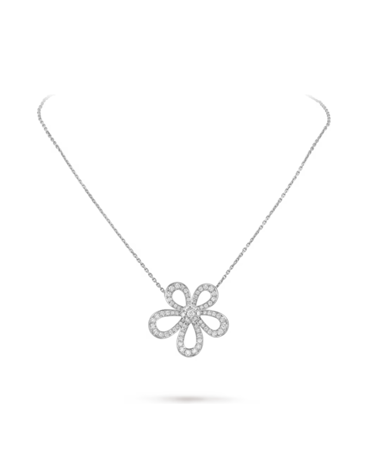 Подвеска Van Cleef & Arpels Flowerlace pendant VCARP05200